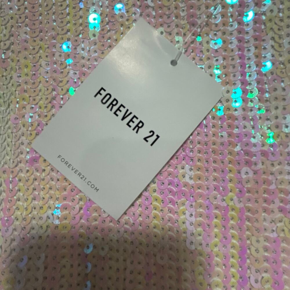 Forever 21 Sequin Hello Kitty Midi Dress - White and Pink - Picture 5 of 6